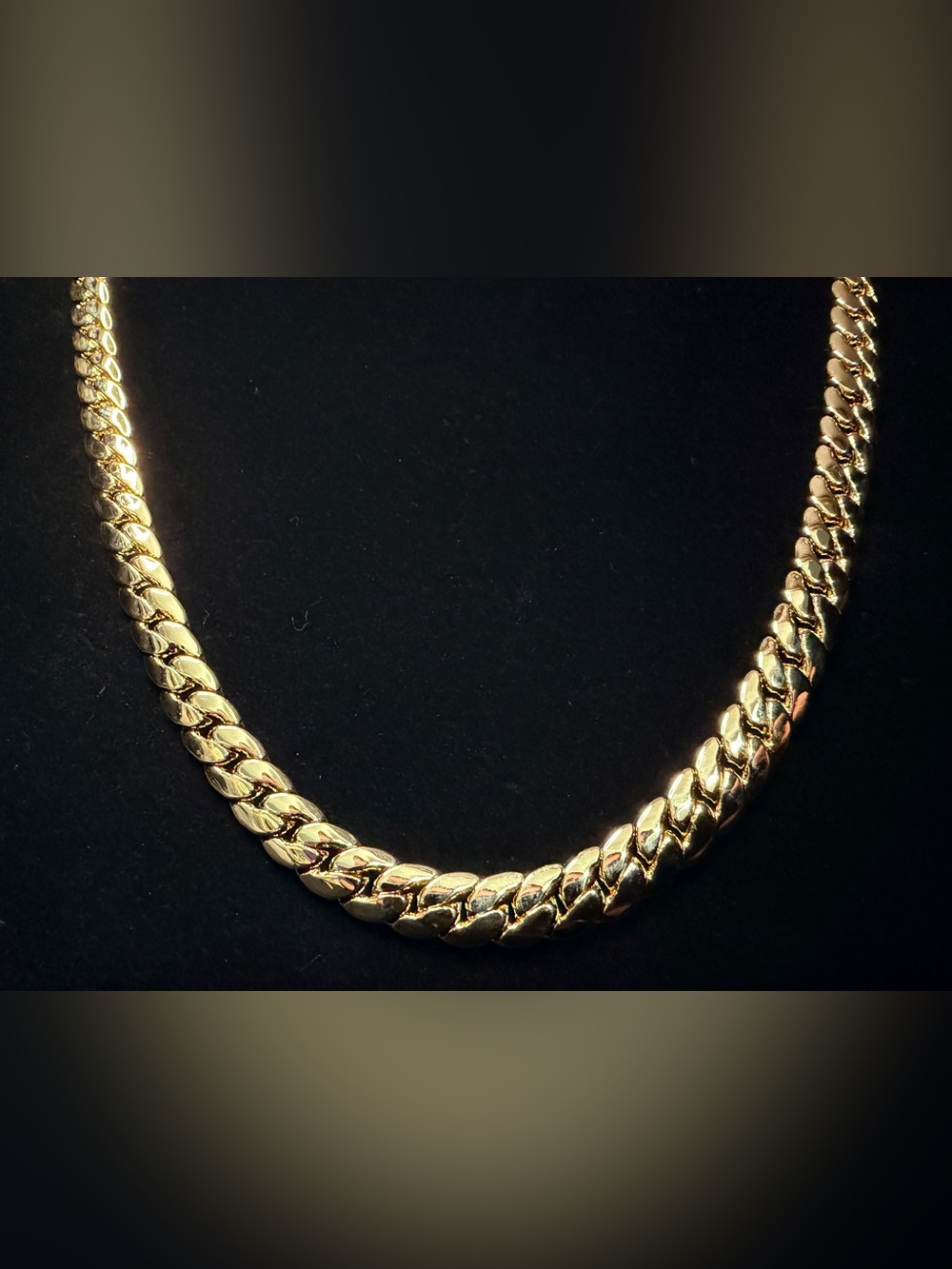 Miami Cuban 14K Stamped Gold Filled 24in 8MM necklace W/ Box Lock BRAND NEW.